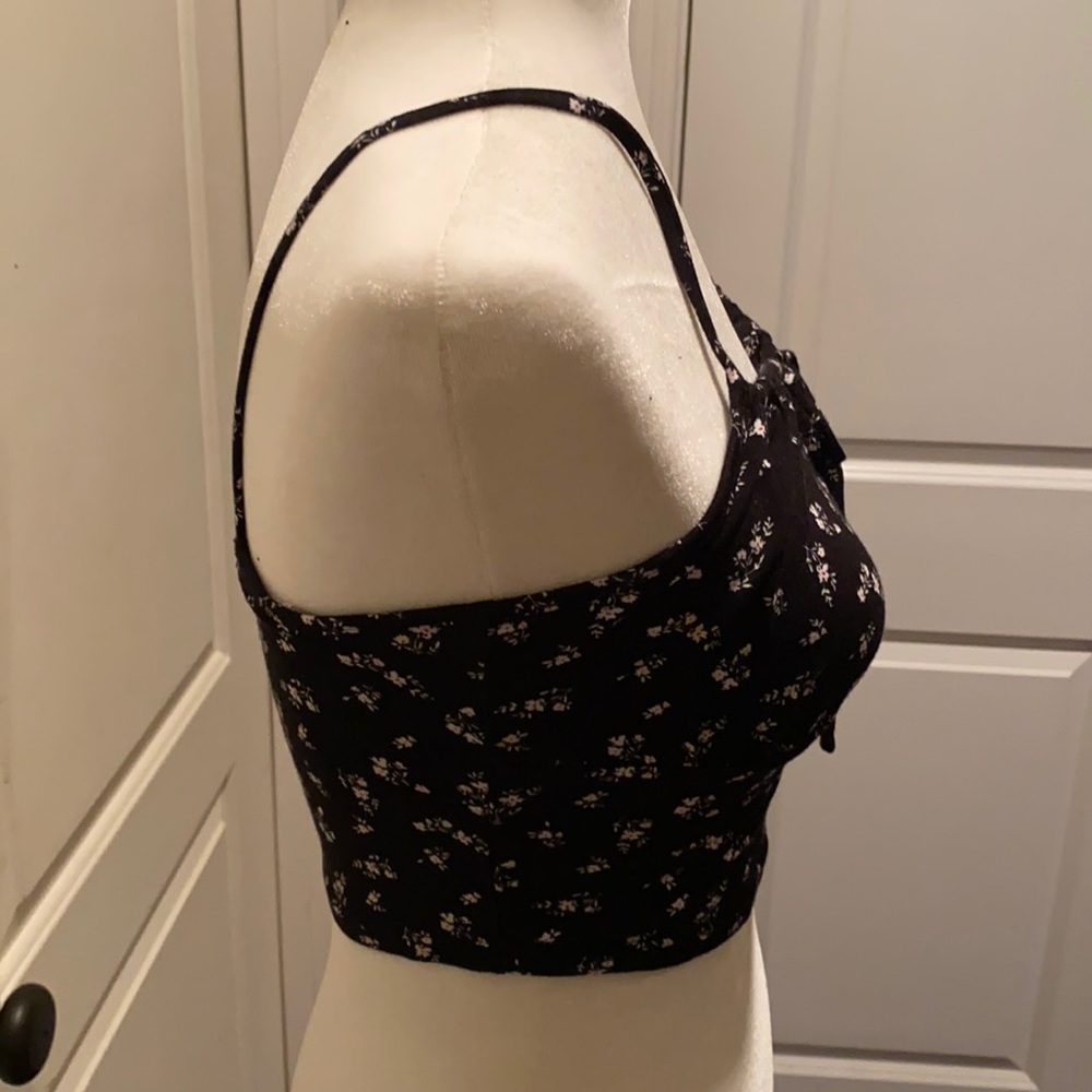 Black And Floral PacSun Tank - Picture 3 of 3